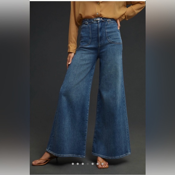 NOWT Pilcro Uptown High-Rise Wide-Leg Jeans 12P - Picture 5 of 12